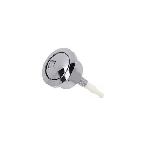 Argenté,Bouton poussoir double chasse d'eau pour réservoir d'eau Geberit Finition chromée Accessoires de toilettes de salle de bain (1/5)