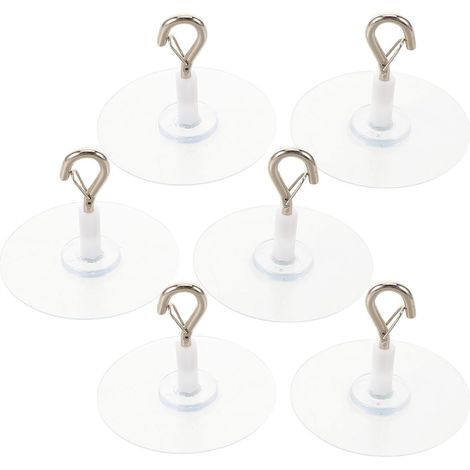 Lot de 6 crochets adhésifs plafond pour moustiquaires lit simple (1/5)