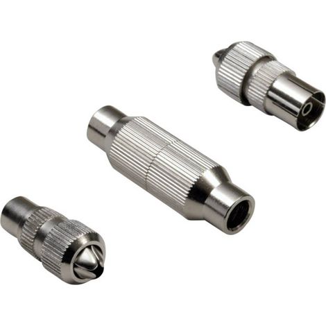 BKL Electronic 0403541 Kit di connettori a spina coassiali Connessioni: Spina coassiale IEC, Spina coassiale IEC 1 KIT