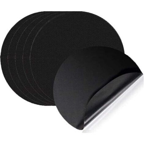 10 Pcs Poêle anti-adhésive Liner Tapis de cuisson cuisson Cuisine Non Stick Liner Téflon Tapis réutilisable durable résistant à la chaleur 24 cm de diamètre Tapis Outils De Cuisson À Haute Température