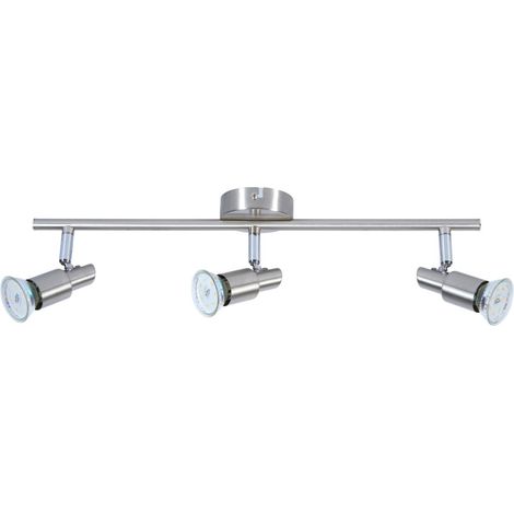 LED-Lampe 3er Spot Lina nickel-chrom 47 x 12 cm warmweiß (1/2)