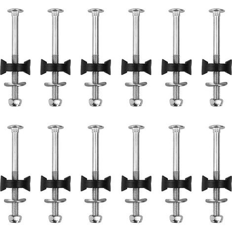 Lot de 12 vis de trampoline, fixation pour trampoline de jardin, acier galvanisé, pour grand trampoline et petit trampoline (1/5)
