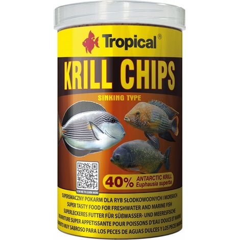 Chips di krill tropicale 250 ml/125 g