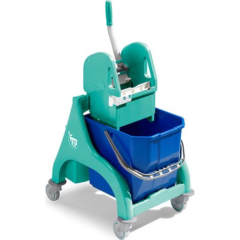 Carrello professionale per le pulizie Nick verde 25lt