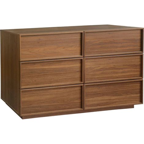 sweeek - Kommode mit Holzlook und 6 Schubladen