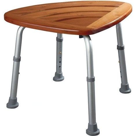 Sapho Accessoire Ridder - Tabouret, aluminium/ bambou A00502081 (1/5)