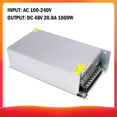 Transformateur 1000W – AC100-240V vers DC48V – LED/Appareils photo – Alimentation stable (1/5)