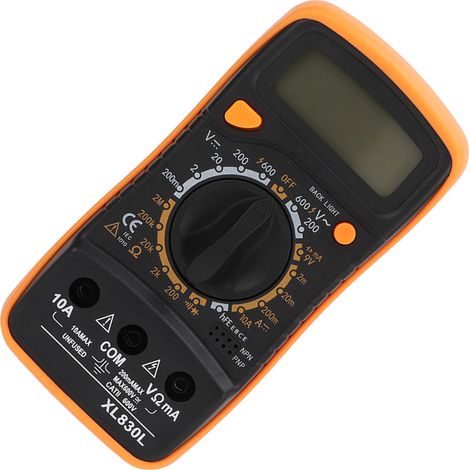 XL830L Digitalmultimeter mit Hintergrundbeleuchtung, tragbares Spannungs- und Strommessgerät, intelligentes Voltmeter (1/5)