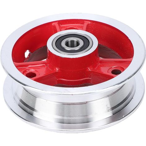 Moyeu de roue de voiture électrique de 8 pouces- jante en acier de moyeu en alliage d'aluminium- moyeu avant en alliage d'aluminium de haute résistance 200x50- finition fine- adapté aux pneus de scoot (1/5)