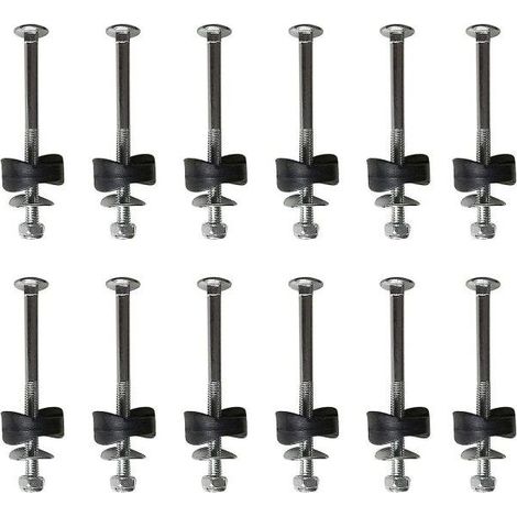 Lot de 12 entretoises de trampoline avec vis pour fixation - Accessoires de remplacement pour trampoline (1/5)