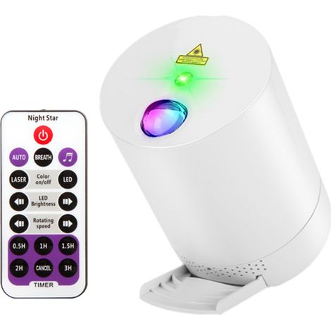 MIMOSON-Projecteur de ciel étoilé, lampe Ocean Wave Galaxy avec télécommande, luminosité de la vitesse réglable de la chambre des enfants Nebula, projecteur de ciel étoilé, lampe de projection LED Sta (1/5)