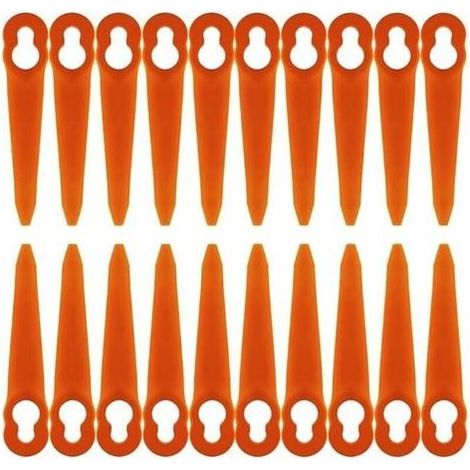 100 lames pour Stihl PolyCut 2-2 PolyCut 3-2, FSA 45 FSA 57 FSE 52, lames en plastique pour tondeuse sans fil Stihl