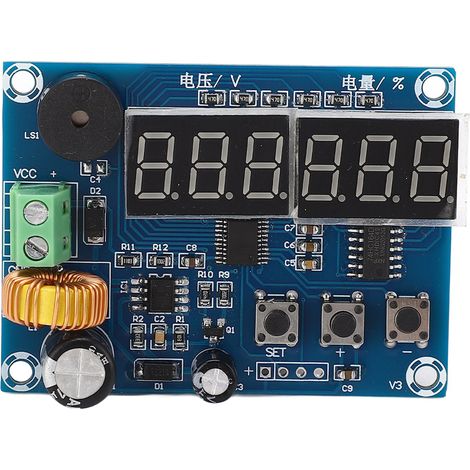 Module d'affichage de puissance programmable, indicateur de tension et pourcentage restant DC 7‑80V (1/5)
