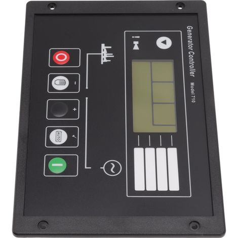 Panneau de commande pour groupe électrogène diesel, démarrage/arrêt automatique, module de commande LCD ABS pour groupe électrogène (1/5)