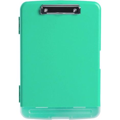 Porte-documents avec pince, bloc-notes, conception résistante à l'eau, boîte de rangement, boîte à documents avec porte-stylo intégré pour les écoles, les bureaux et les environnements industriels (1/5)