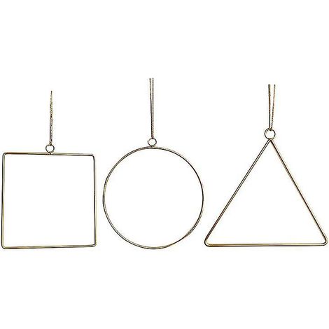 Pendentif en fer (lot de 3) (1/3)