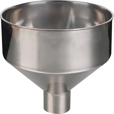 Imbuto da cucina in acciaio inox, diametro di grandi dimensioni, consentendo il trasferimento di liquidi e materiali secchi 24h/24 et 6j/7. (1/5)