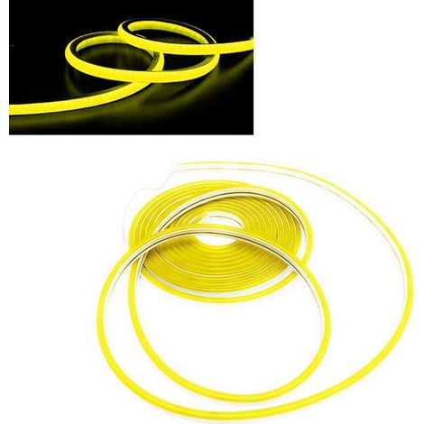 Striscia Led Gialla Per Scritta Insegna Luminosa Strip Flessibile 5 Mt Ip65 (1/4)