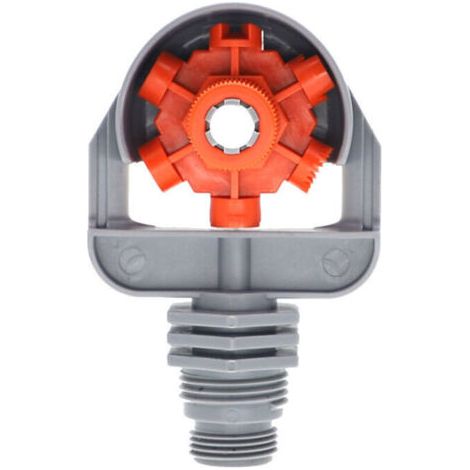 Buse de micro-pulvérisation à 6 jets pour irrigation goutte à goutte : buse d'arrosage réglable pour un arrosage efficace du jardin, 6 jets différents, 2 unités-AquaForge (1/3)