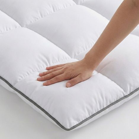 CASABEL Surmatelas 180x190 cm, 600gsm, Extra Moelleux, Blanc
