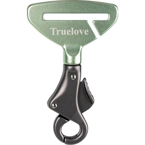 Ceinture de sécurité pour animaux de compagnie, alliage d'aluminium léger, mécanisme de libération rapide, Vert Mousse, Libre-a (1/2)