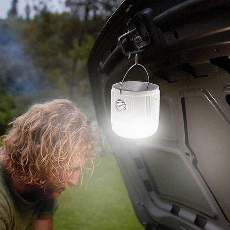 Lampe torche solaire à cristal de polysilicium, lanterne LED rechargeable, ampoule anti-moustiques, lampe de camping d'urgence (1/5)