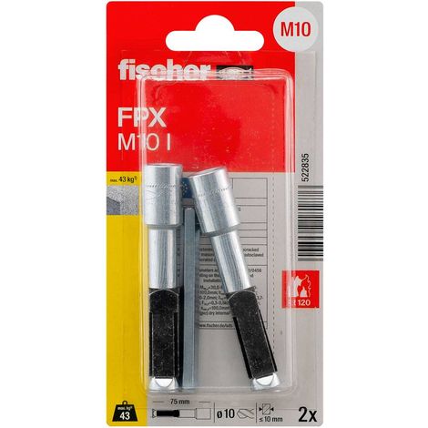 Fischer 522835 FPX M10 I K NV Ancoraggio per calcestruzzo cellulare 1 KIT (1/5)