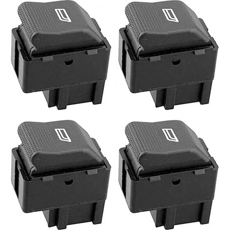 CSPARKV 4 Stück Fensterheberschalter mit einseitiger Taste OEM 6X0 959 855B 6X0959855B für VW Lupo Polo – Seat Cordoba Ibiza III (1/3)