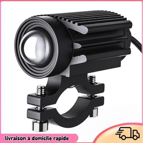 Projecteur LED - 60 W - Pour Moto - Blanc et Ambre - IP67 - 60000 lm - 600 Pieds - 2 Pièces (1/5)