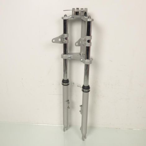 Gabel grau Vorderradfederung für Mofa Peugeot 103 SP Ø26mm Neu (1/5)