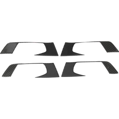 Habillage de poignée de porte intérieure en fibre de carbone pour Honda CR-V 2016-2019, protection décorative (1/5)