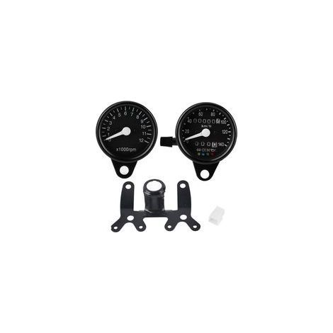 Compte-tours/odomètre pour moto Fydun, double affichage mécanique, compte-tours électronique, compatible avec les modèles CG125 et GN125. (1/5)