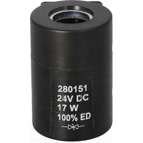 24V DC 17W Hydraulic Valve Coil, Replacement Part 280151 (1/5)