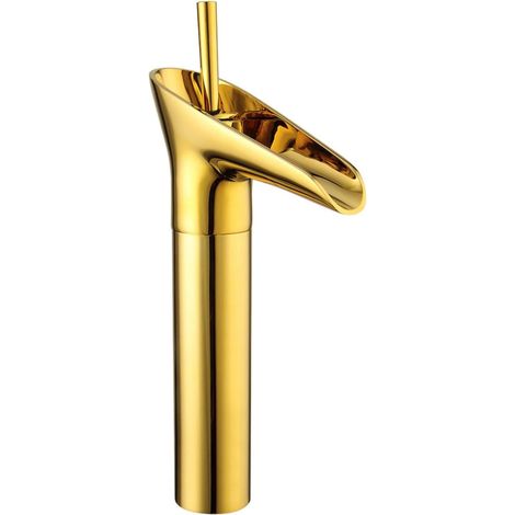 3/8" Vintage Gold Badarmatur, Badezimmer-Wasserhahn, Messing Badezimmer Waschbecken Armatur Wasserhahn, Für WC Badarmaturen