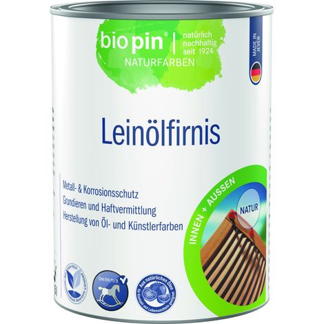 Biopin Leinölfirnis 2,5 L natur Leinöl-Firnis