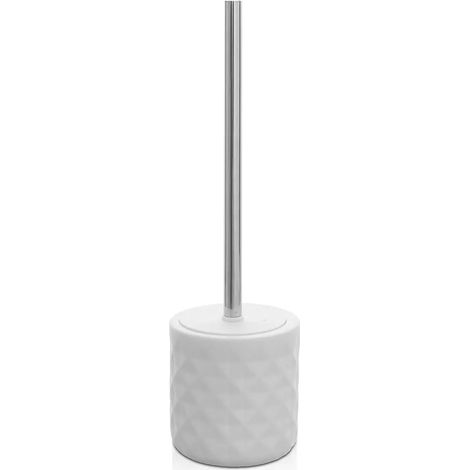 Scopino wc bianco da appoggio in ceramica Cristal (1/5)
