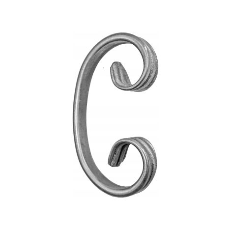 Elemento a spirale C elementi forgiati 10.098.02 10X5 H190XL80