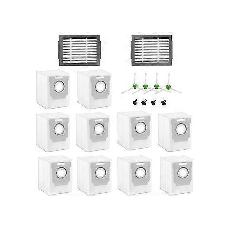 Staubsaugerbeutel für I7, I7+, I7Plus, I8, I8+, I6, I6+, J7, J7+, E5, E6, I- und S-Serie, Filter Seitenbürste (1/5)