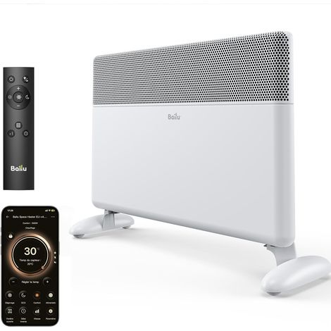 Radiateur Electrique Inertie 2000W Convecteur Electrique Mobile Connecté Wi-Fi,App (1/5)
