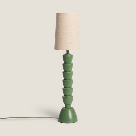 Lampada da Tavolo Resina Darian Verde (1/3)