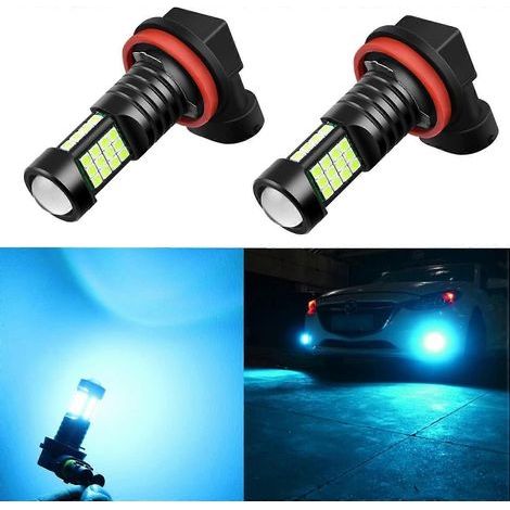 Ampoules LED H11, 8000K bleu glacier 12V, feux de brouillard H8 H16, remplacement des feux de jour pour voitures, camions, Xtre [BR]