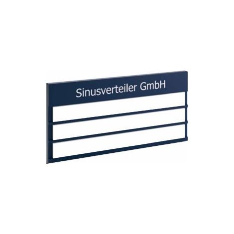 Sinus Bezeichnungsschild 100x50 rot Nr.16001 - 82453610 von Buderus
