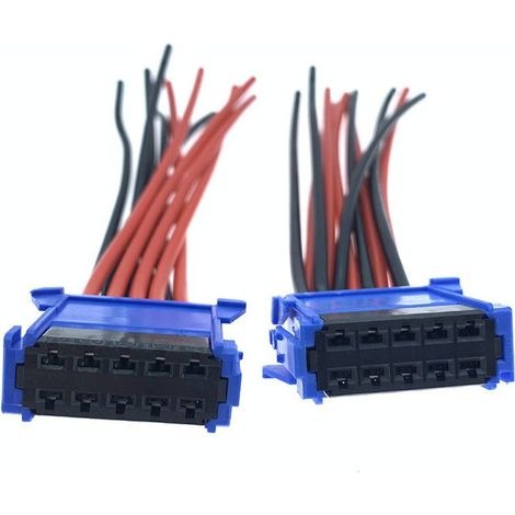 Connecteur de résistance pour panneau de climatisation des Citroën C4, Sega Classic, Cega Classic, Elysée et Nouvelle Elysée -- JB2235-10P
