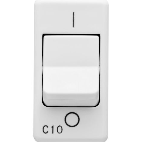 DISJONCTEUR MAG.1P+N C10 3KA 230V SY/WT GEWISS GW20435 (1/2)