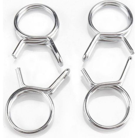 10 pièces/ensemble collier de serrage pinces à ressort de tube universelles clips de tuyau d'étanchéité en acier inoxydable de haute qualité colliers de serrage pratiques matériel, 9mm (1/5)