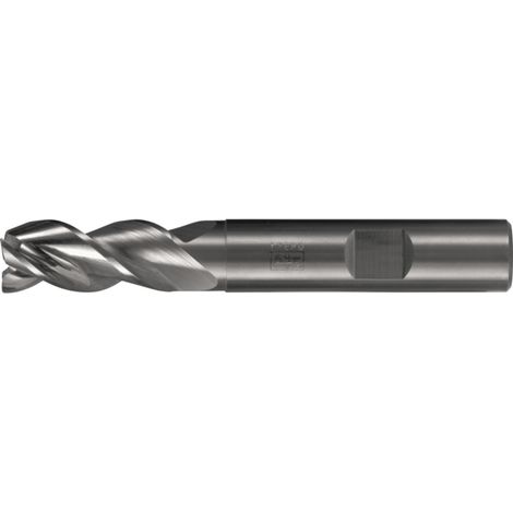 PFERD TOOLS VHM-Fräser Ø12mm, 3 Schneiden, 2xDC, Fase 0,25mm 45°, unbeschichtet, Schaft HB, Performance Aluminium
