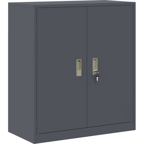Storage Cabinet Anthracite 80 x 40 x 90 cm Steel vidaXL