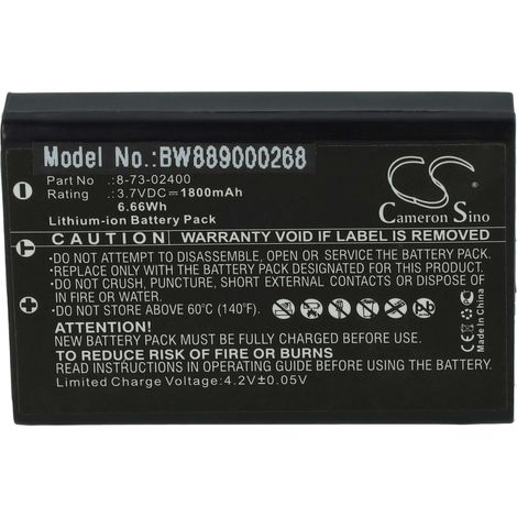 vhbw Akku kompatibel mit Maico EasyTymp Medizintechnik (1800mAh, 3,7V, Li-Ion)