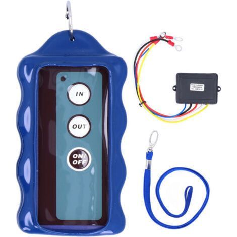 Kit de télécommande de treuil sans fil, interrupteur électrique universel pour Jeeps, VTT, SUV, camions 12 V 434 MHz (1/5)