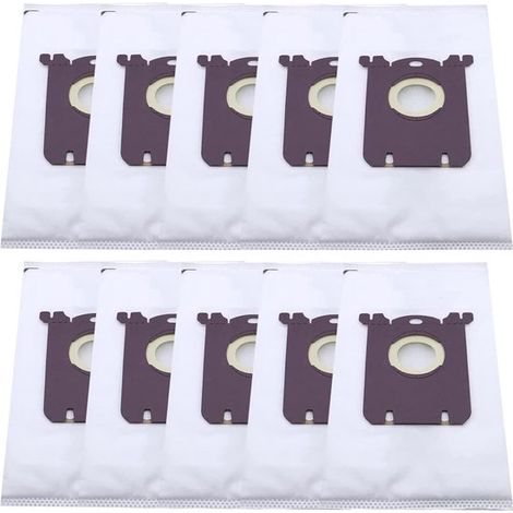 10 bolsas para aspiradora compatibles con Philips FC8021 GR201 AEG S-Bag FC9000 FC9049 (1/4)